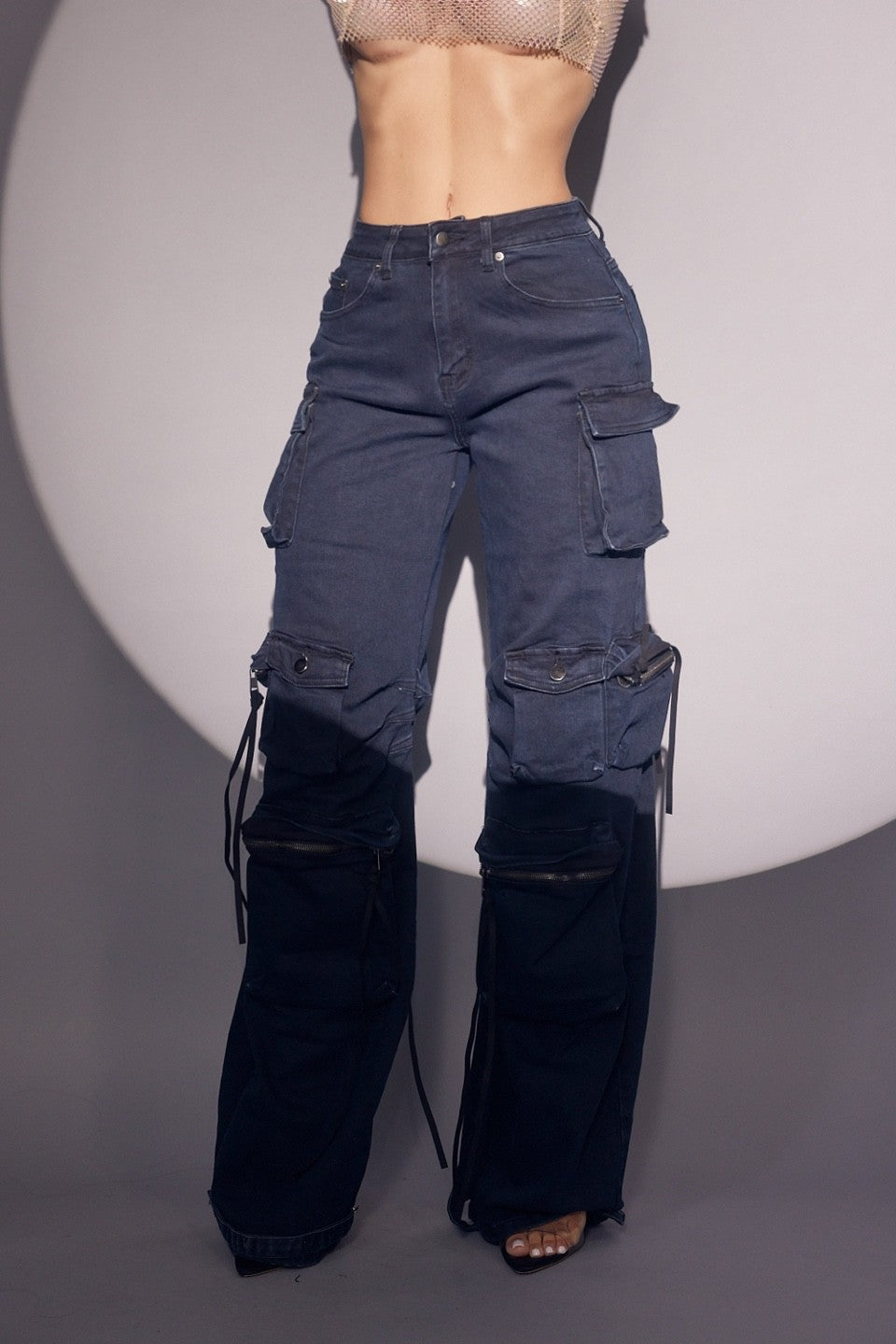 Cargo Denim Jeans