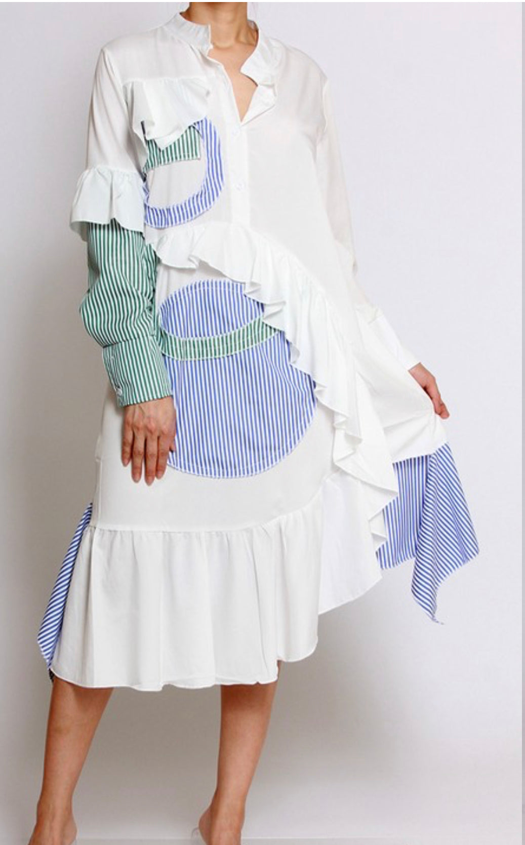 Stripe Patch Dress