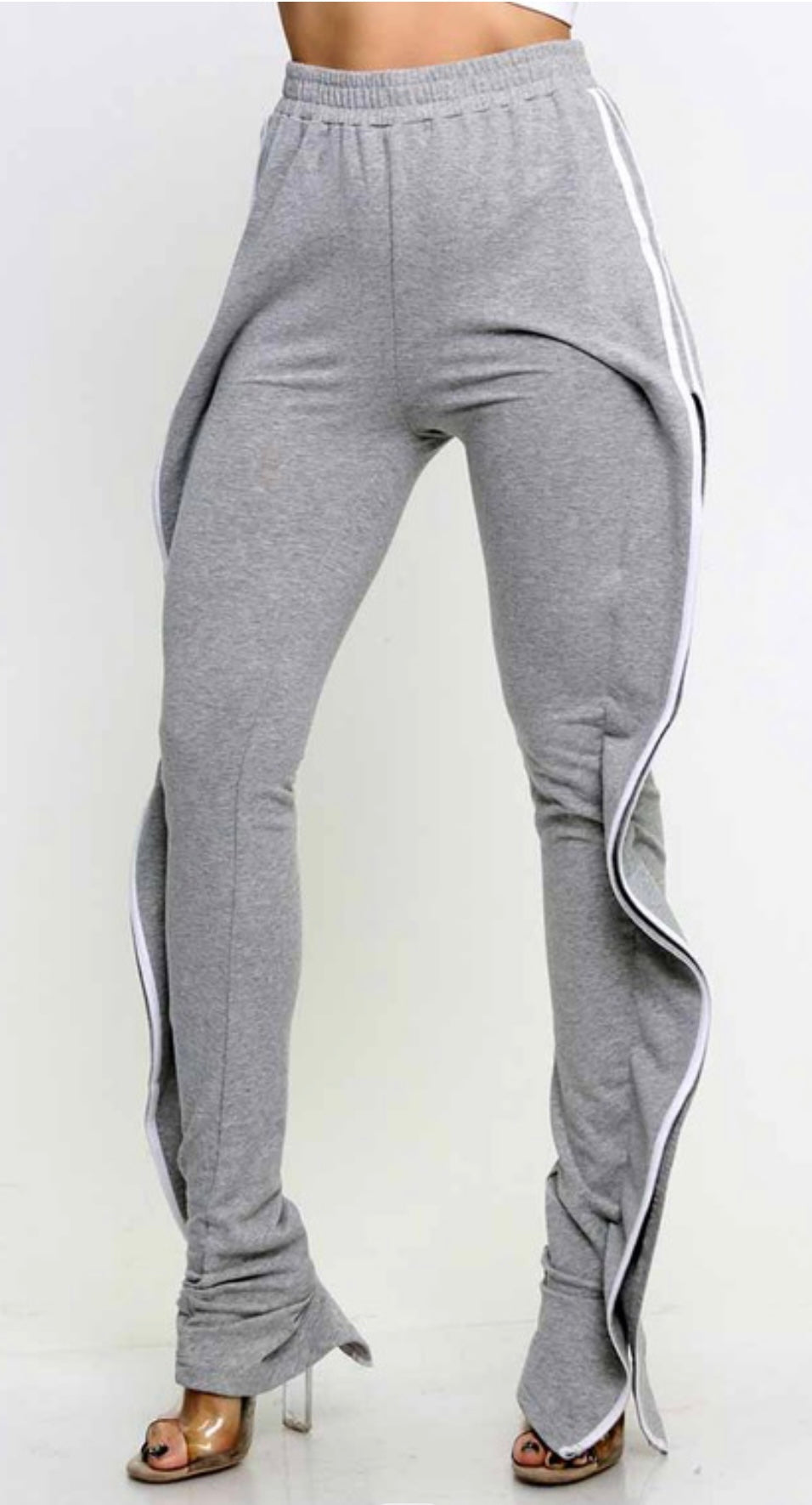 Sidestripe Bootcut Sweatpants